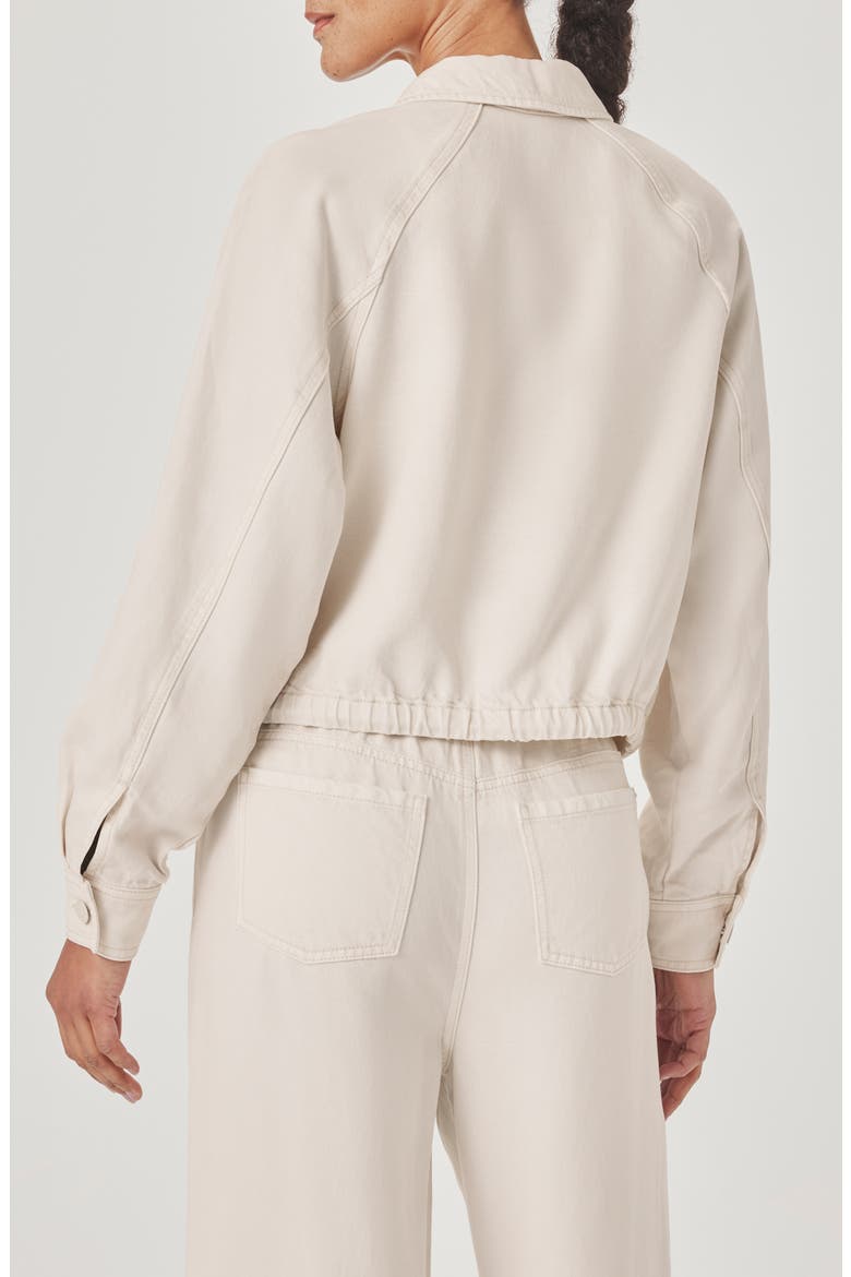 Lounge Denim Jacket, Alternate, color, MOONSTONE WHITE