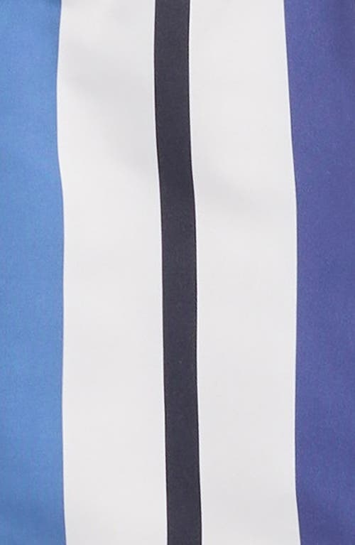 Pacsun Kids' Stripe Board Shorts In Blue/white Stripe