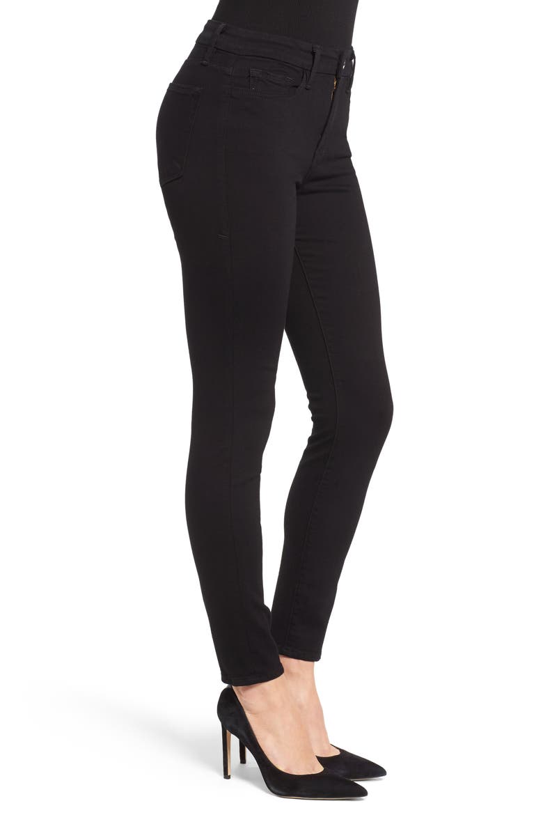 Good Legs High Rise Skinny Jeans, Alternate, color, BLACK
