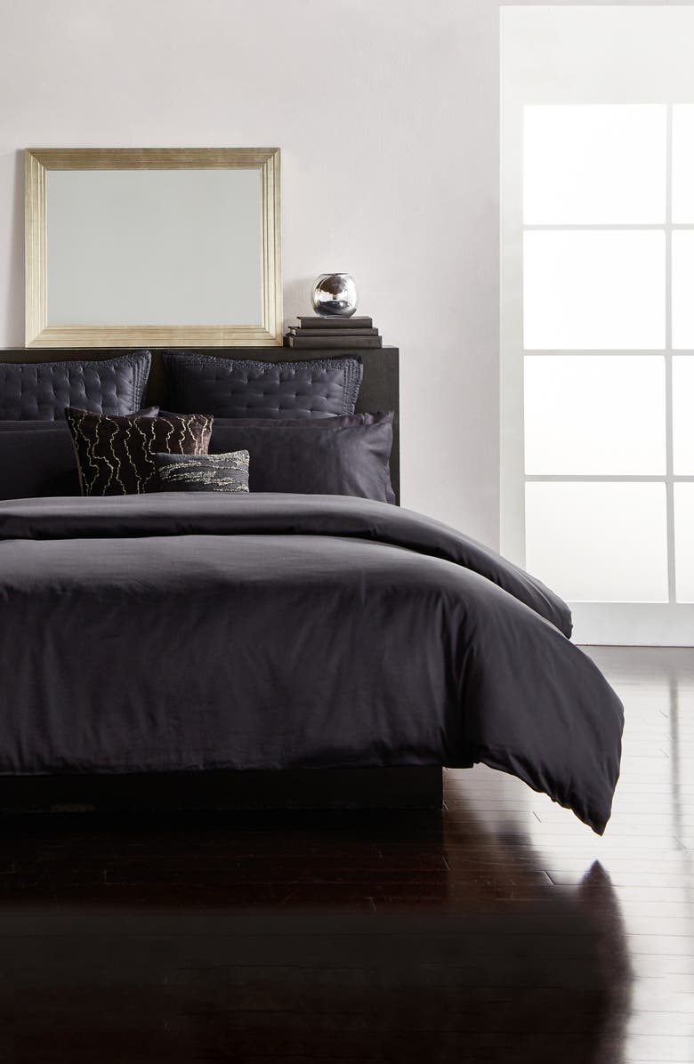 Donna Karan New York Indulgence Cotton & Silk Duvet Cover & Sham Set, Alternate, color,