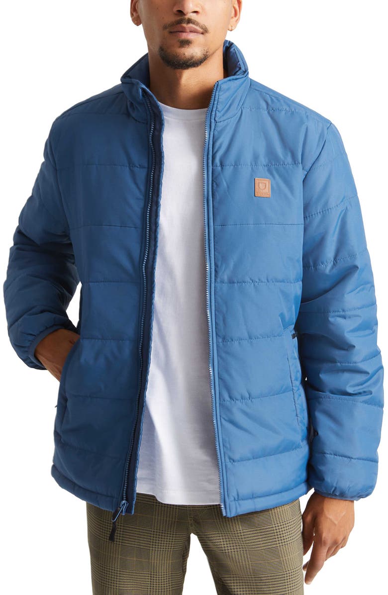 Brixton Cass Quilted Cotton Blend Puffer Jacket, Main, color, 