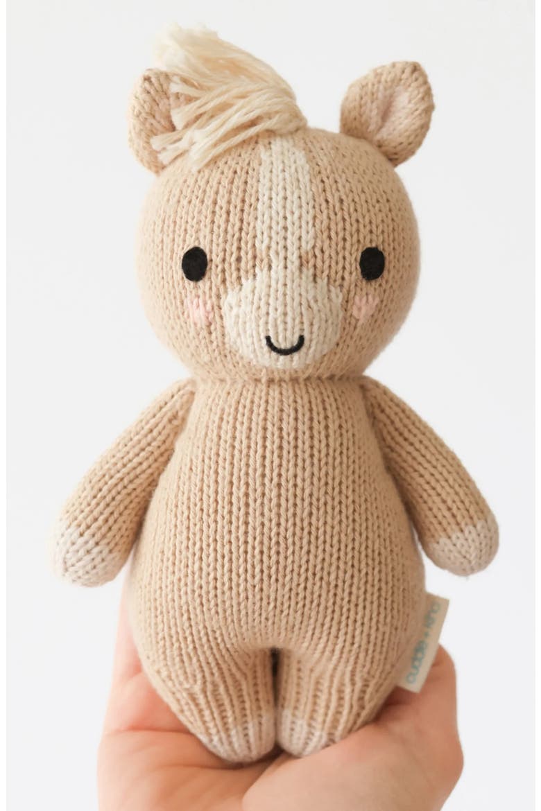 Baby Pony Stuffed Animal, Alternate, color, BEIGE