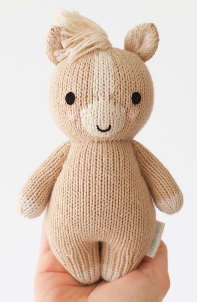 cuddle+kind Baby Pony Stuffed Animal, Alternate, color, Beige