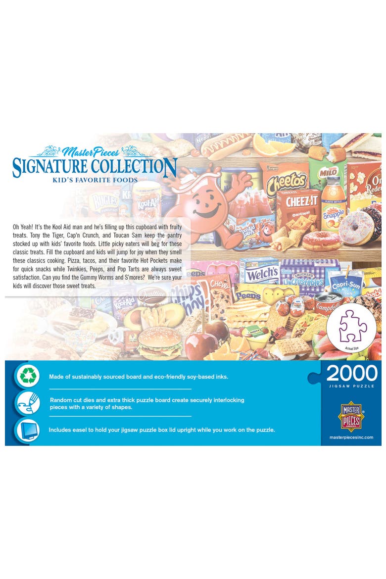 Kids' Favorite Foods 2000 Piece Puzzle, Alternate, color, Multicolor