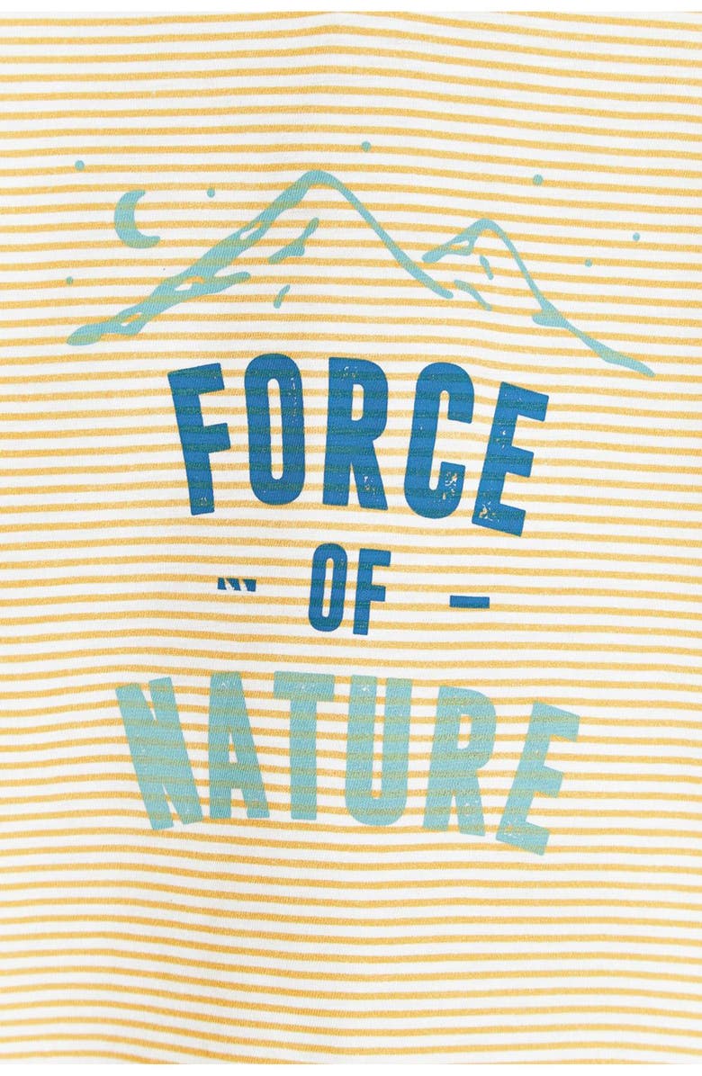 Babycottons Sunset Striped Printed Short Sleeve T-Shirt for Infant, Alternate, color, 