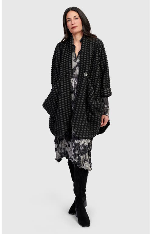 Alembika Thorne Cozy Cowl Jacket In Black