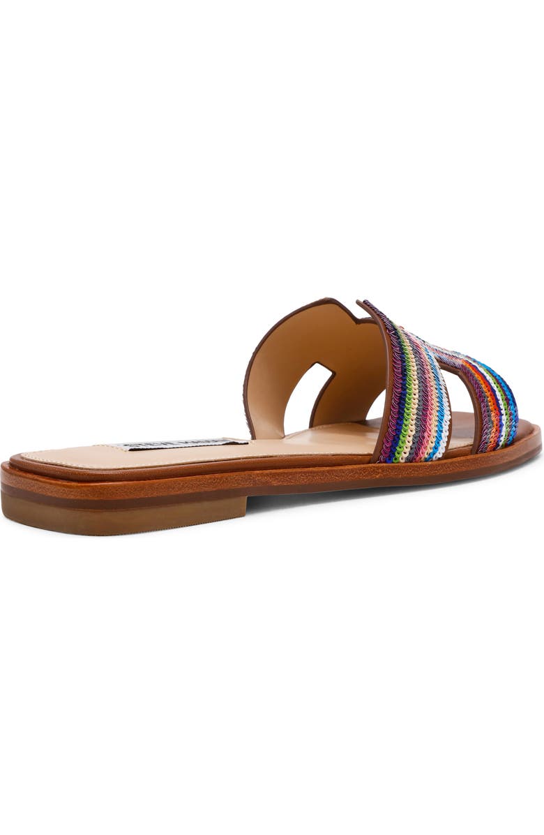Steve Madden Hadyn Sequin Slide Sandal, Alternate, color, Multi Brown