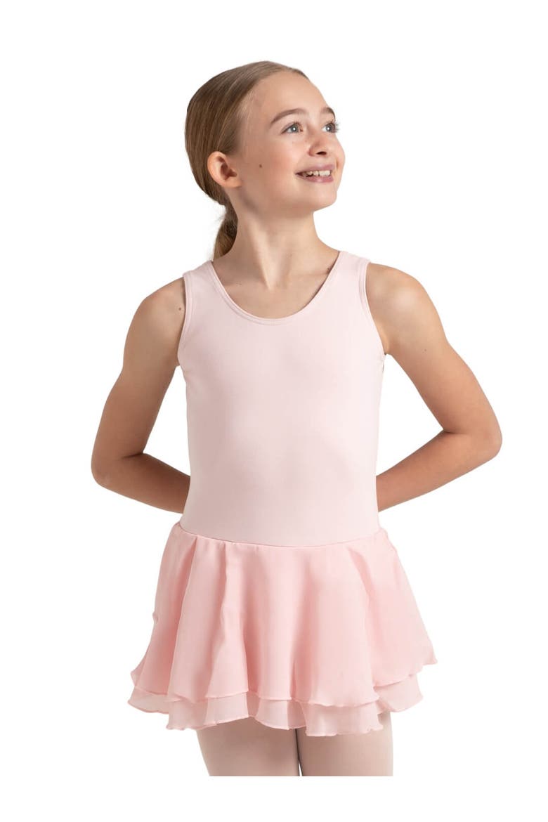 Double Layer Skirt Tank Dress, Main, color, light/pastel pink