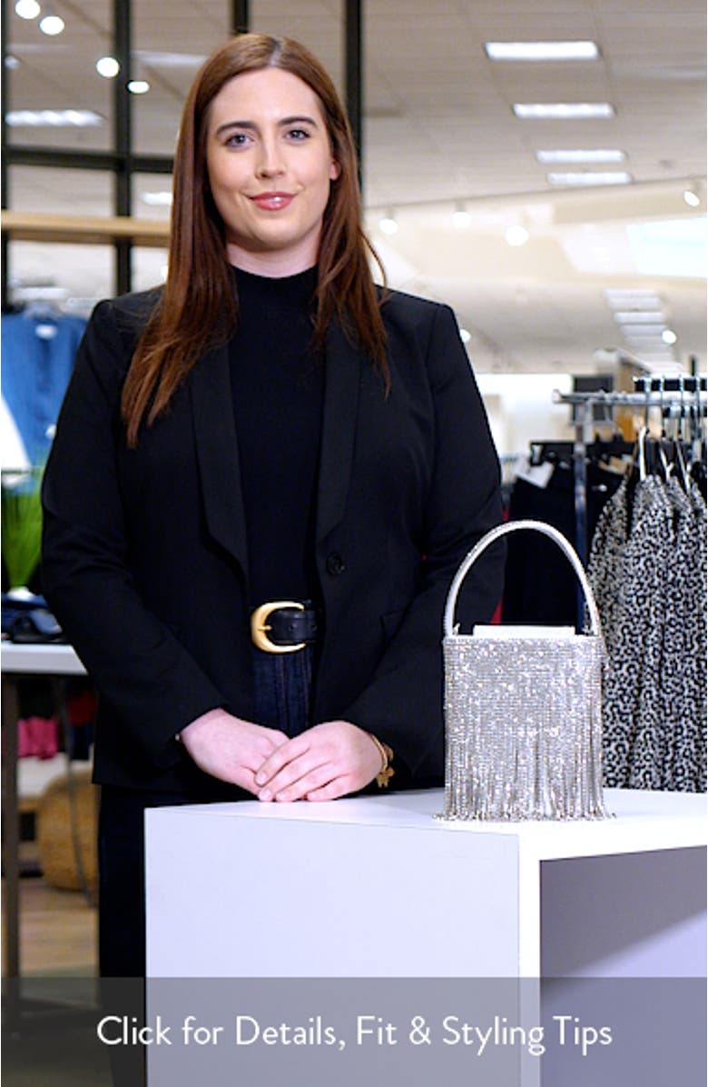 Billie Crystal Fringe Top Handle Bag, sales video thumbnail