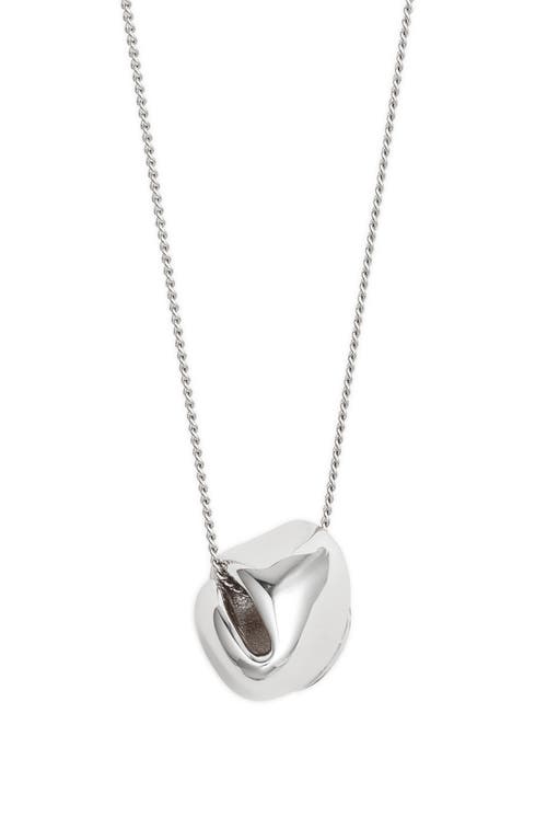 Jenny Bird Rio Pendant Necklace In High Polish Silver