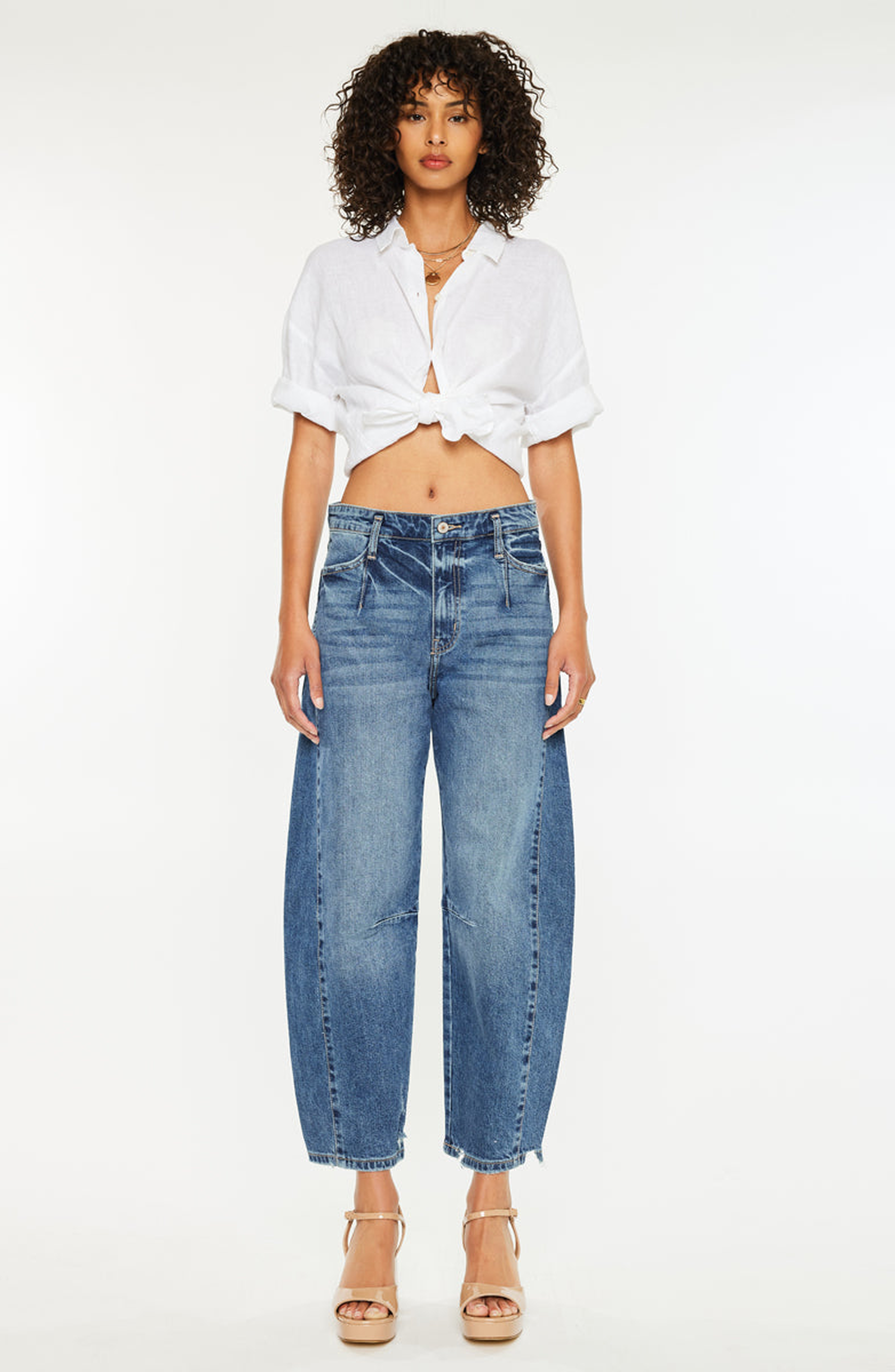 Yolanda Low Slung Horseshoe Jeans - image 3