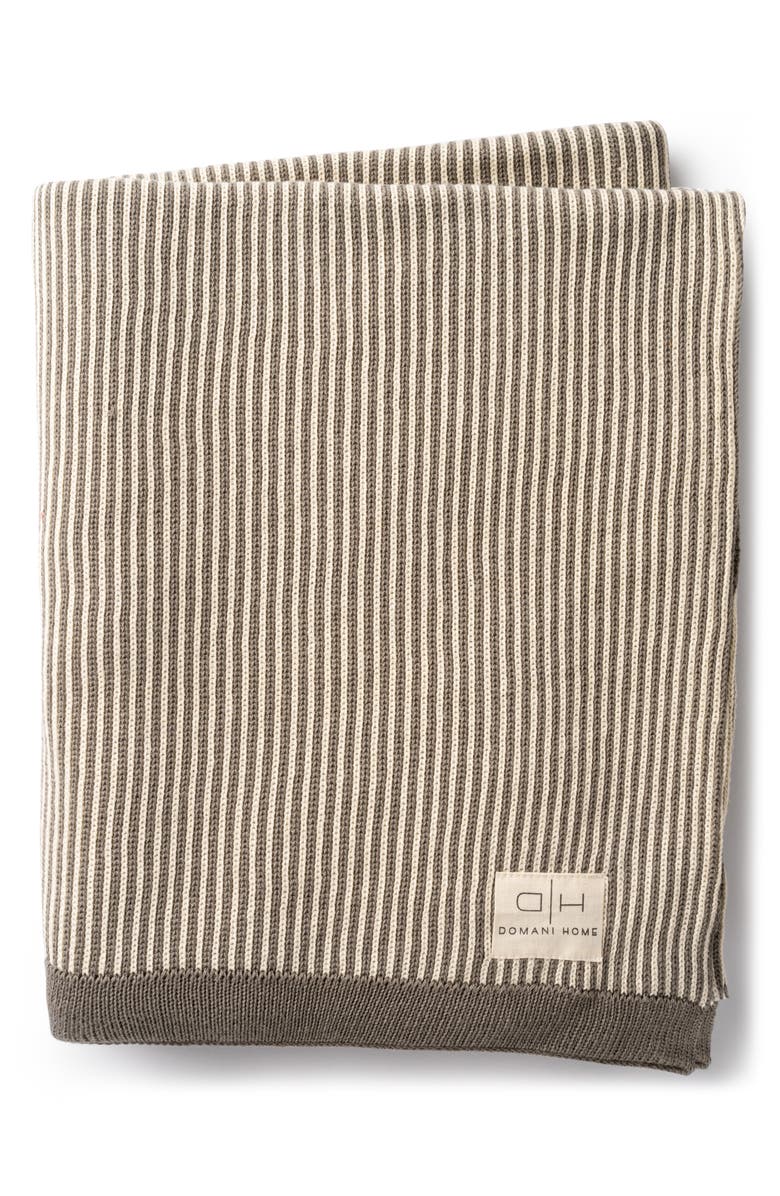 Domani Home Bira Throw Blanket, Main, color, Brown