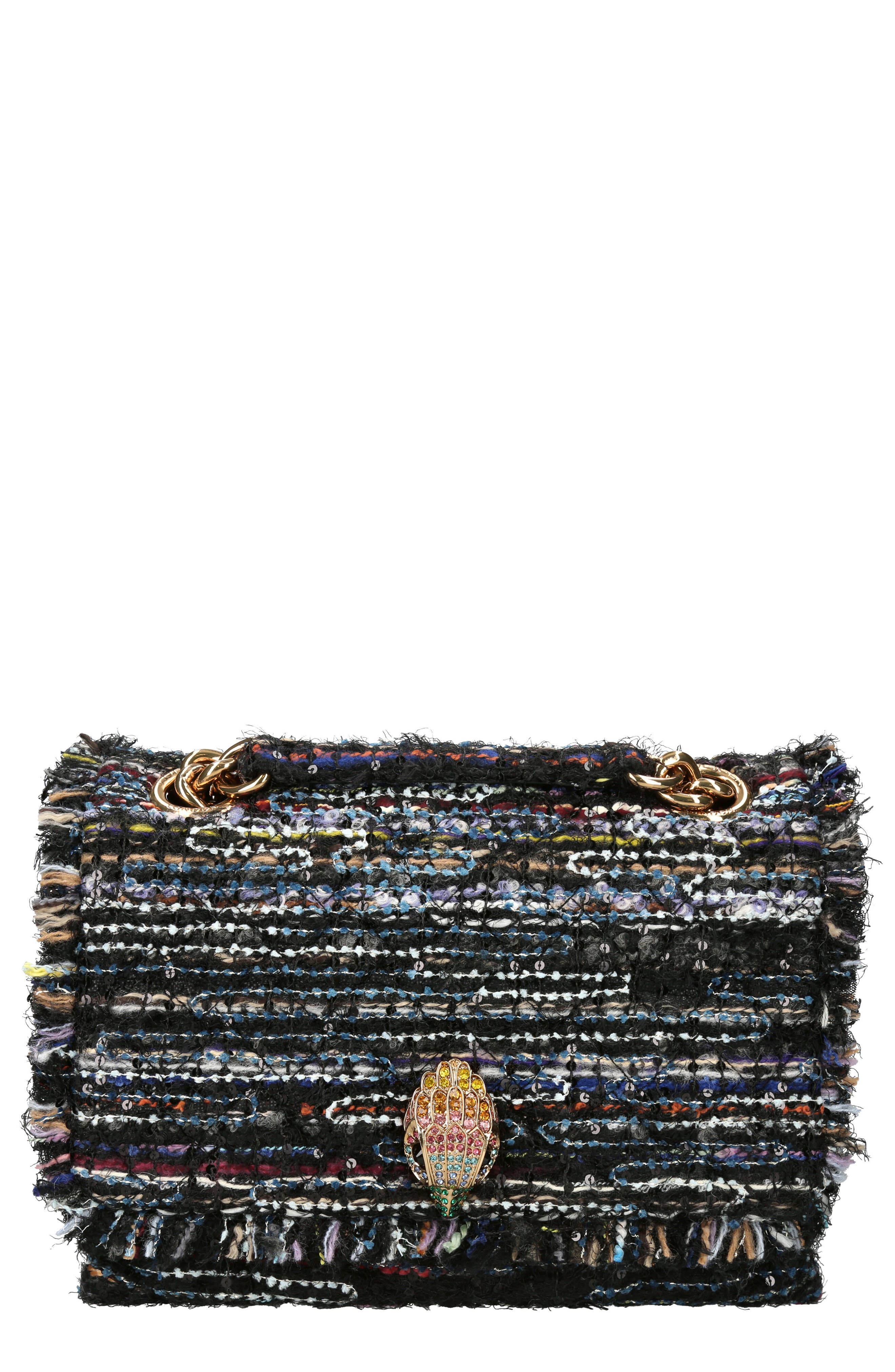 Kurt Geiger London Large Kensington Tweed Convertible Shoulder Bag, Main, color, 