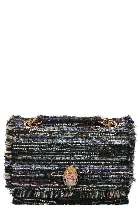 Large Kensington Tweed Convertible Shoulder Bag