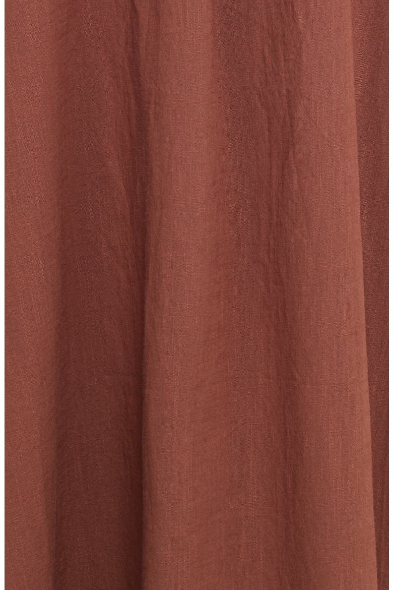 Bowman Cotton Midi Dress, Alternate, color, CHOCOLATE BROWN