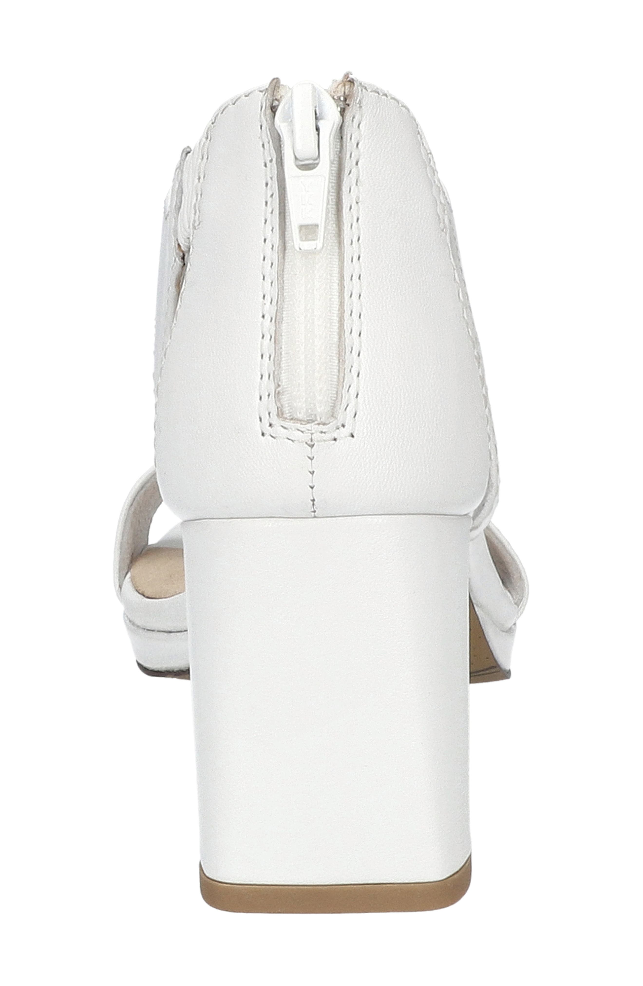 Sonic Ankle Strap Sandal, Alternate, color, WHITE LEATHER