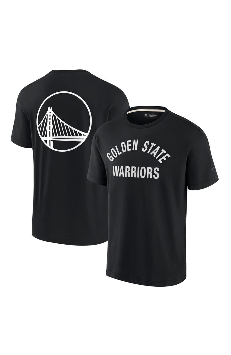 Fanatics Signature Unisex Fanatics Signature Black Golden State Warriors Elements Super Soft Short Sleeve T-Shirt, Alternate, color, Black