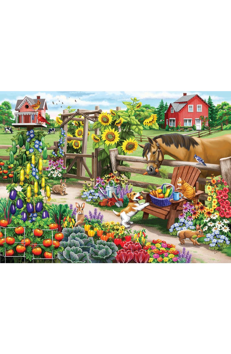 Sunsout Sharing a Snack 1000 piece Jigsaw Puzzle for Adults, Alternate, color, Multicolor