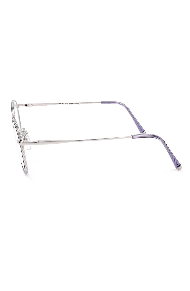 SUPER by RETROSUPERFUTURE<sup>®</sup> 49mm Round Optical Glasses, Alternate, color, Silver