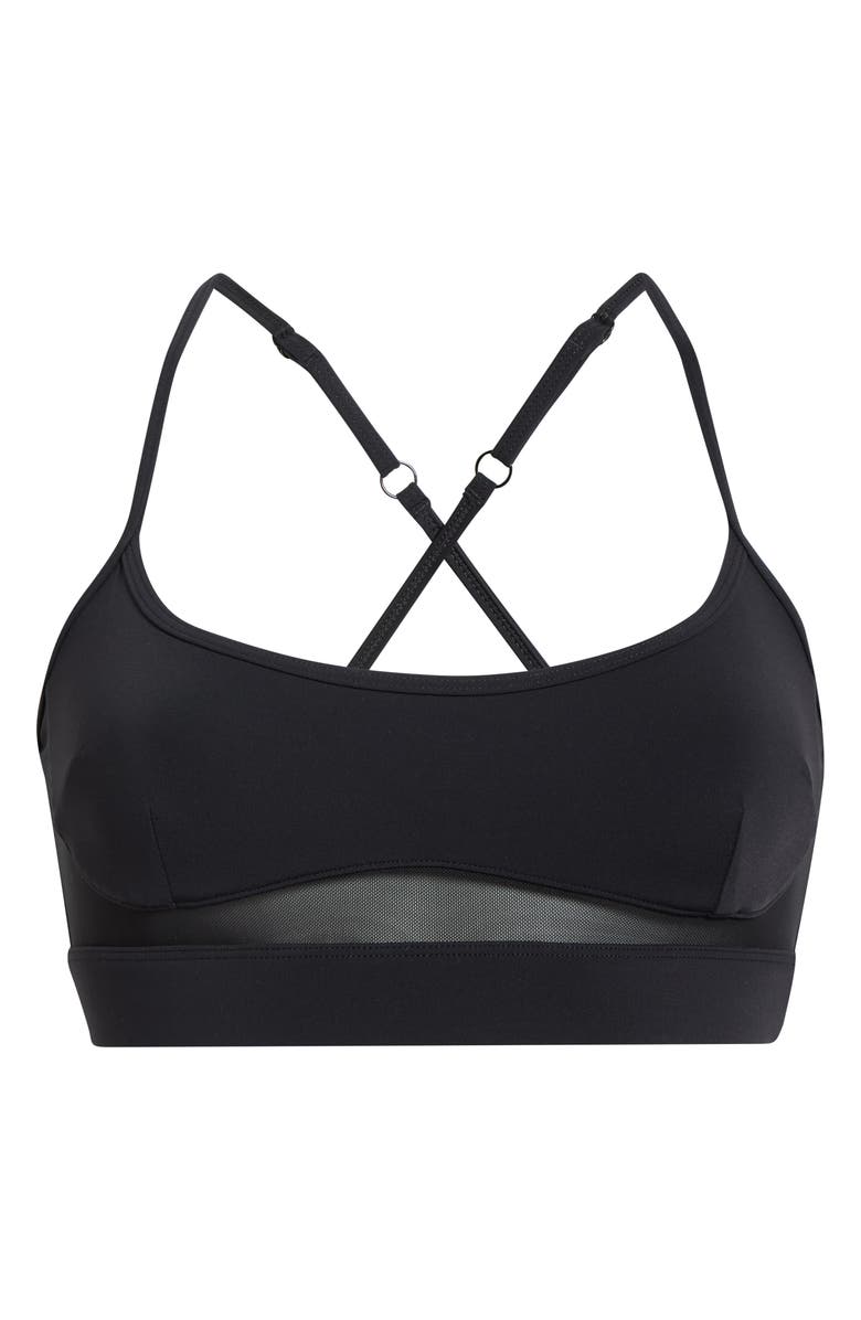 MPG Sculpt Mesh Inset Sports Bra, Main, color, Black