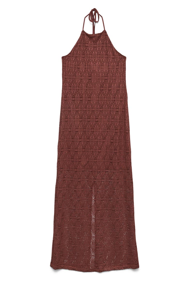 Maya Maxi Halter Dress, Alternate, color, ANDORRA