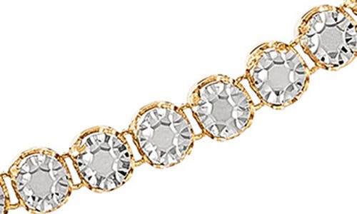 Frankie & Zoe 10k Gold Illusion Tennis Bracelet In Gold