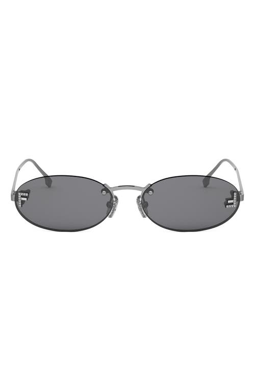 Fendi ' First 54mm Oval Sunglasses