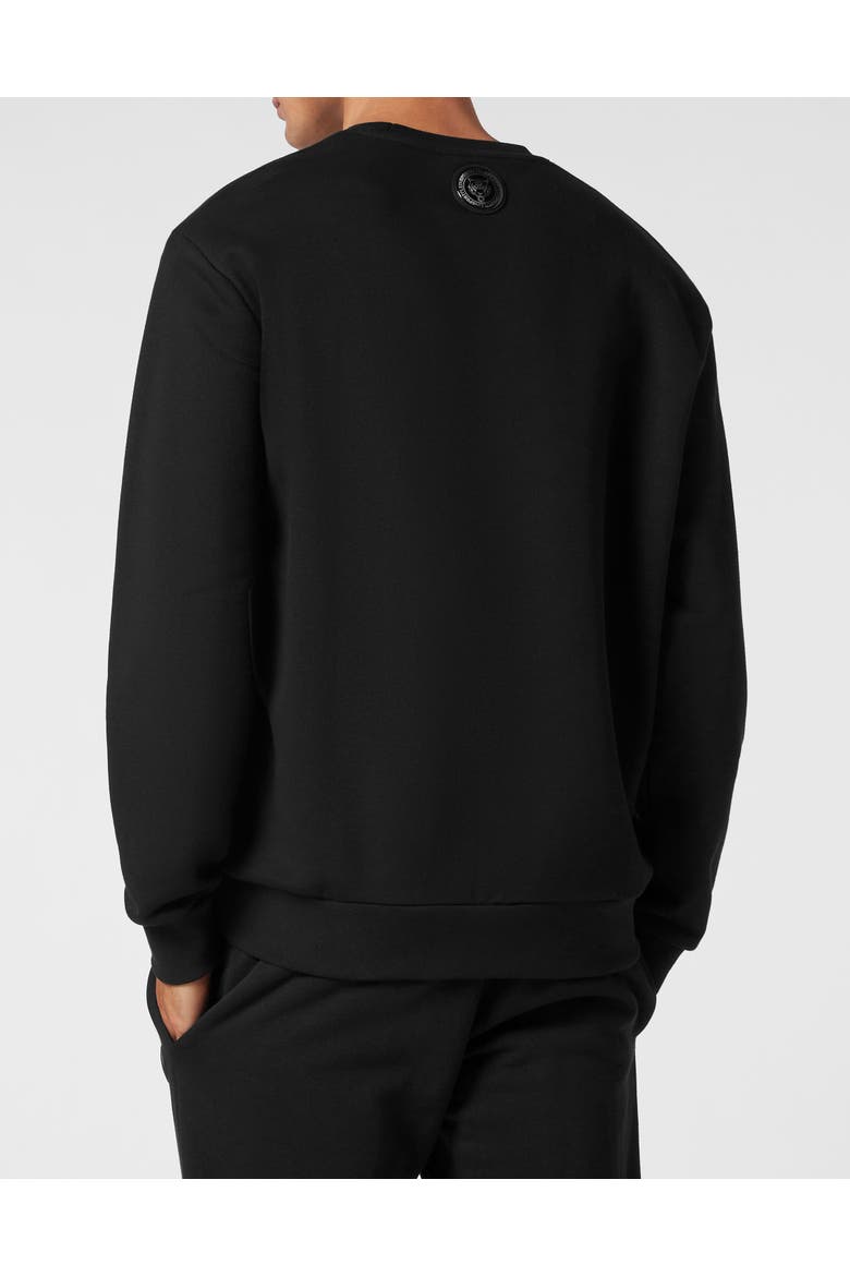 Sweatshirt Ls Carbon Tiger Men, Alternate, color, black/lightblue