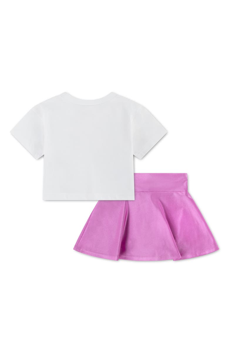 Nike Move with Nature Graphic T-Shirt & Skort Set, Alternate, color, Light Muave