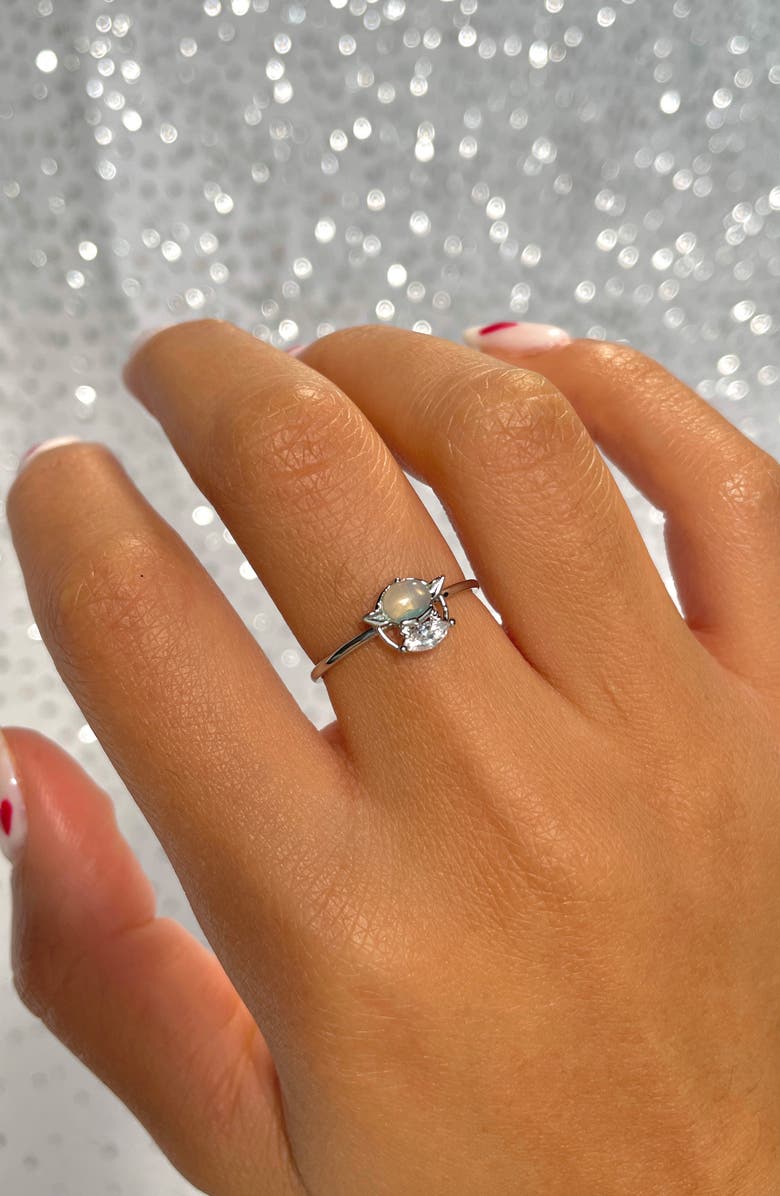 Girls Crew Star Wars Grogu Ring, Alternate, color, Silver