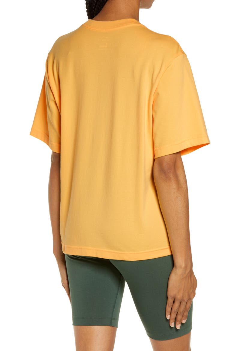 Dri-FIT Embroidered Logo T-Shirt, Alternate, color, CITRON PULSE