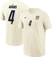 Nike Men's Nike Tyler Adams Cream USMNT Home Name & Number T-Shirt