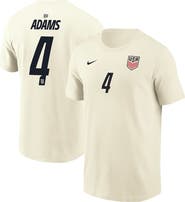 Nike Men's Nike Tyler Adams Cream USMNT Home Name & Number T-Shirt