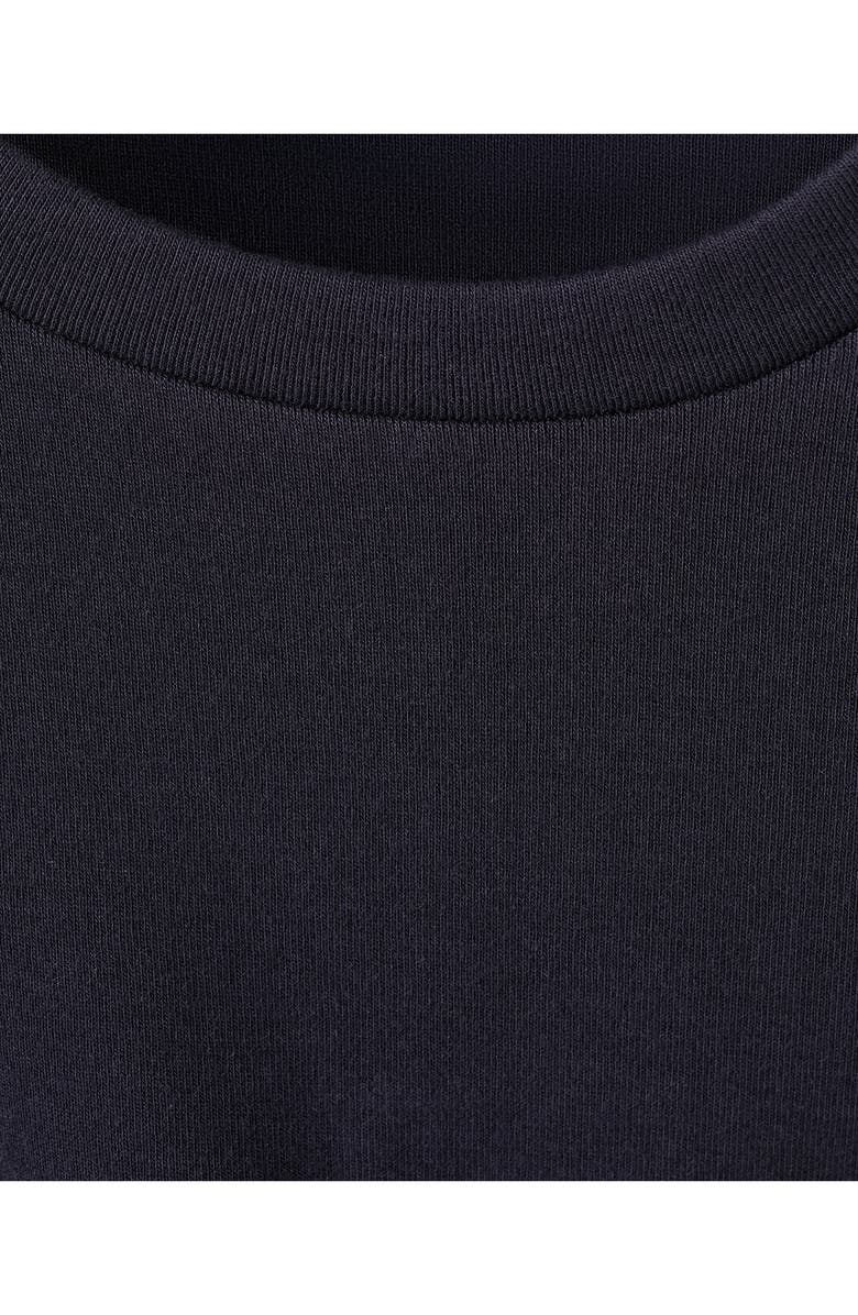 MANGO Side Tie Stretch Cotton T-Shirt Minidress, Alternate, color,