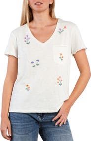 Billy T Wildfloral Embroidered T-Shirt