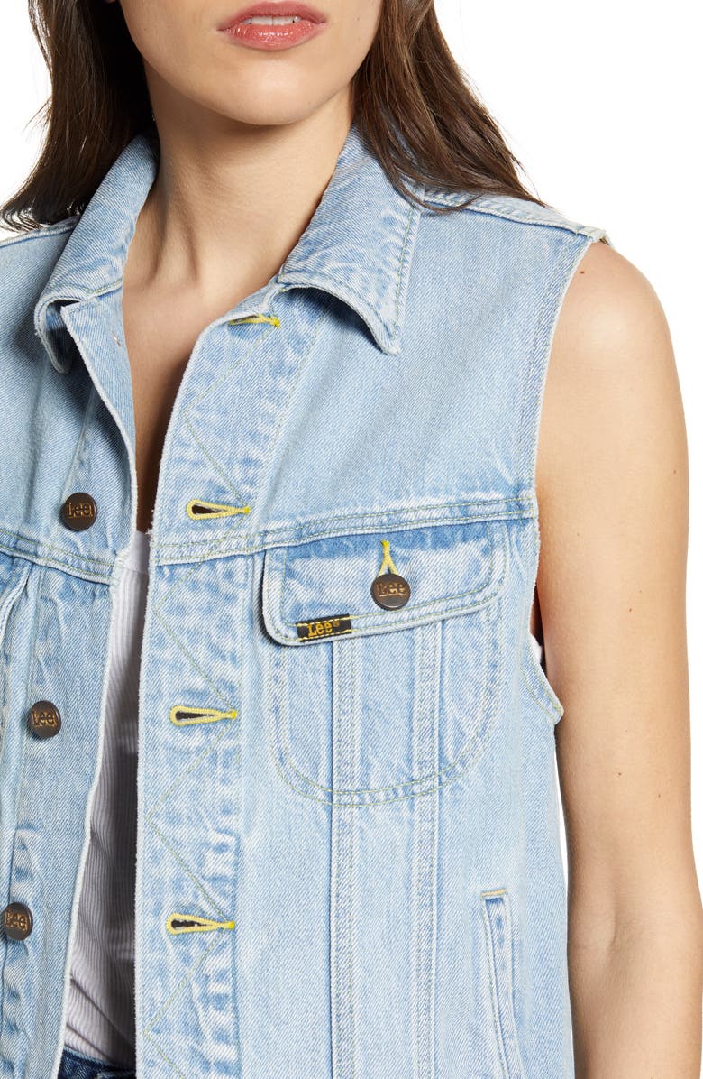 Lee Rider Denim Vest, Alternate, color, 