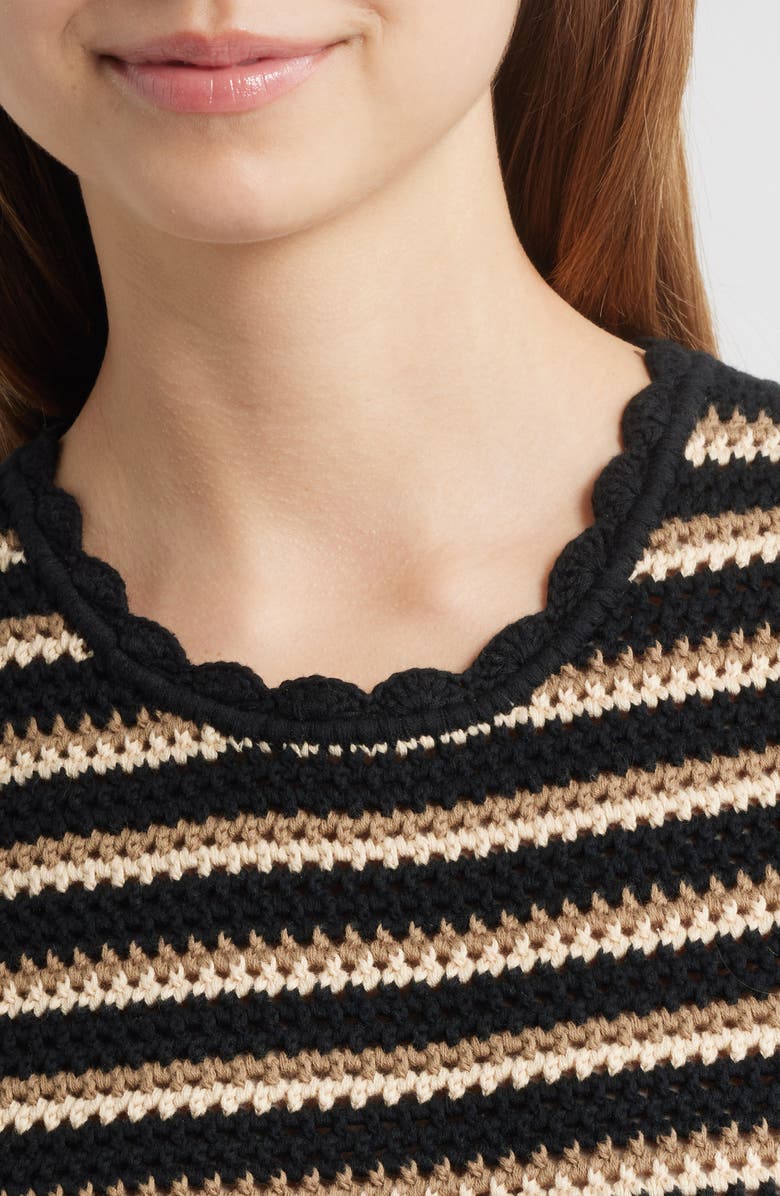 Rails Hazel Crochet Sweater Vest, Alternate, color, Milos Crochet