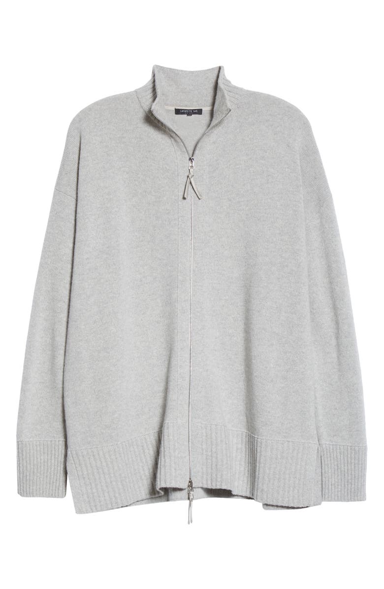 Lafayette 148 New York Zip Front Cardigan, Alternate, color, 