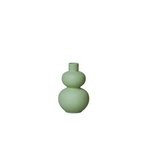 Matte Porcelain Mini Double Lobed Vase