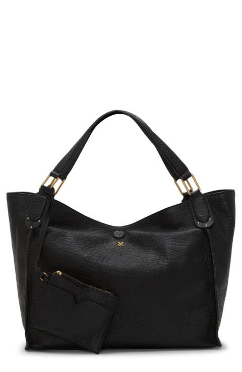 Deena Embossed Leather Tote