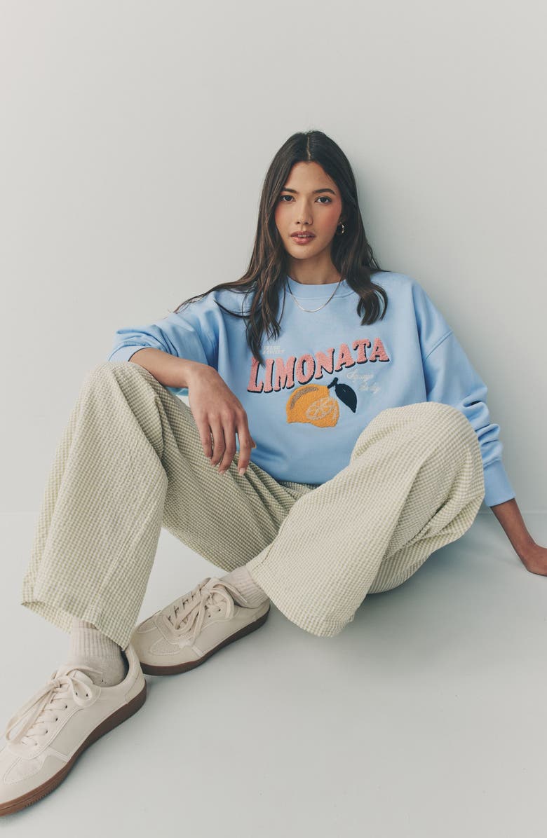 NEXT Graphic Lemon Print Sweatshirt, Alternate, color,