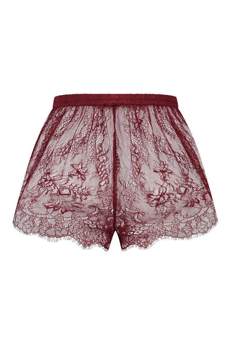 Delphine French Lace Knicker Briefs, Alternate, color, RED
