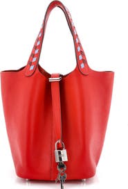 Pre-Owned Hermes Picotin Lock Bag Tressage Epsom PM