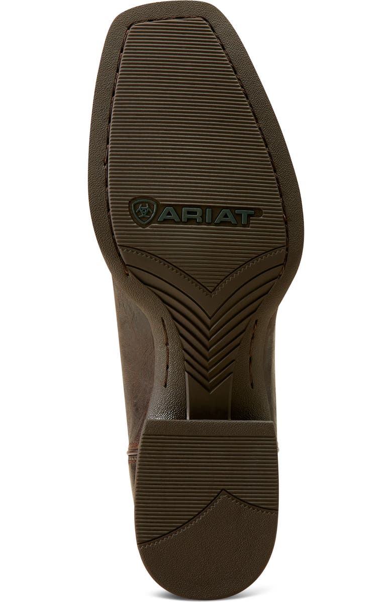 Ariat Sport Herdsman Square Toe Cowboy Boot, Alternate, color, Burnished Chocolate