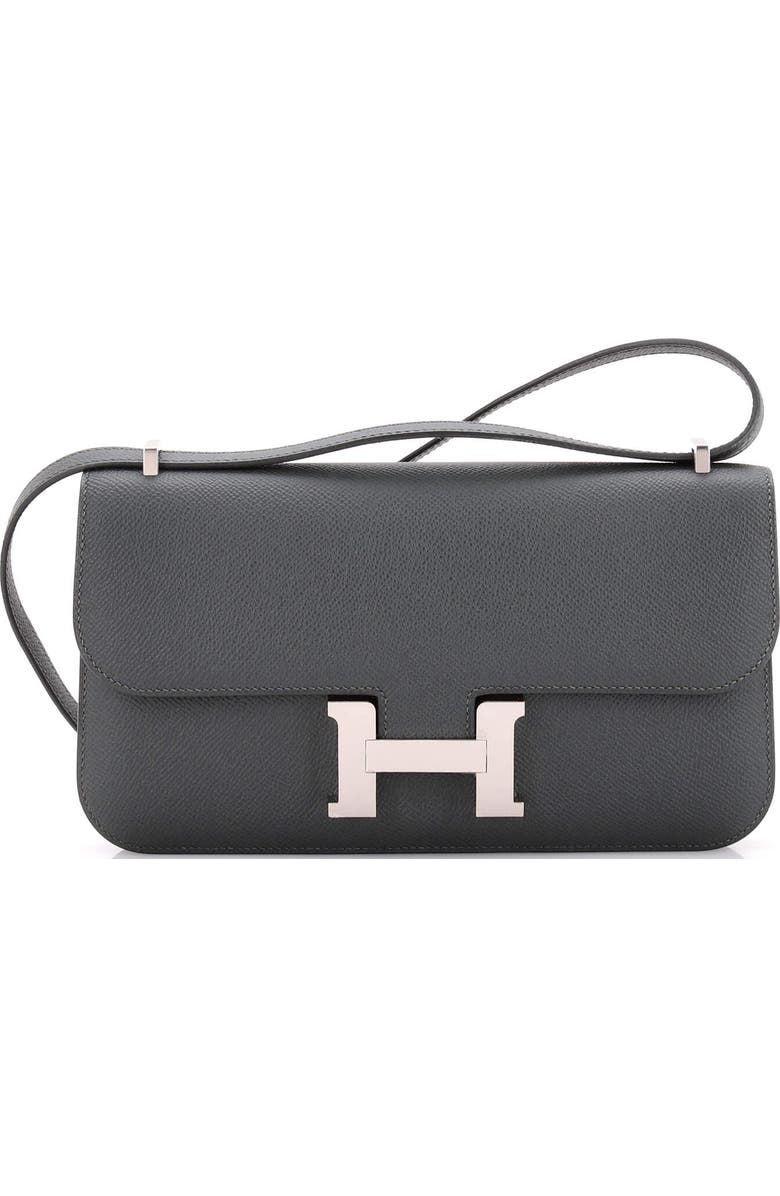 Pre-Owned Hermes Constance Elan NM Bag Epsom 25, Main, color, Vert Mangrove