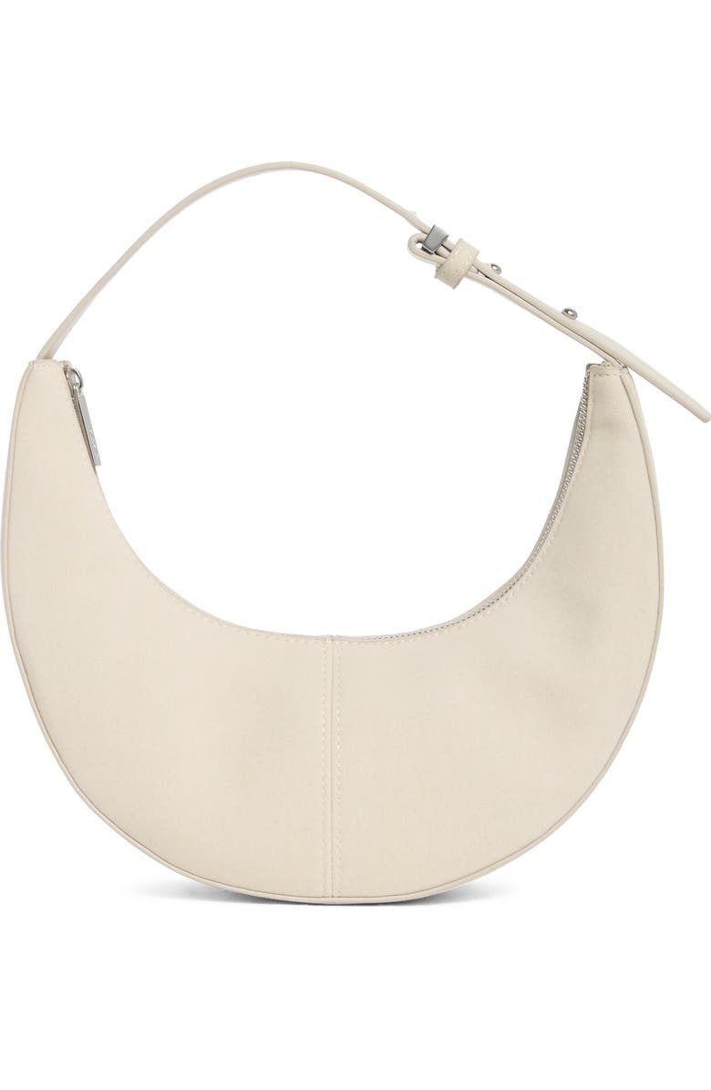 BCBG Skinny Crescent Mini Hobo Bag, Main, color, Cloud
