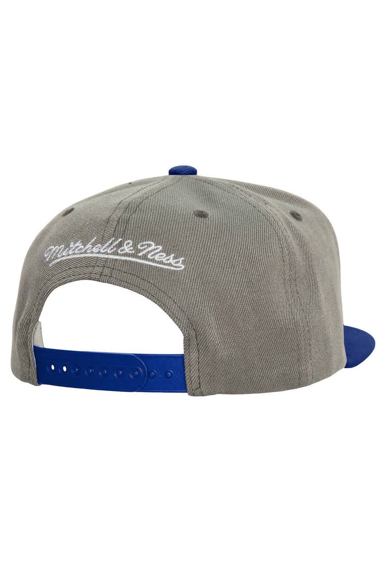 Men's Mitchell & Ness Gray Los Angeles Dodgers Cooperstown Collection Basic Flip Snapback Hat, Alternate, color, Gray