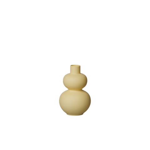 Matte Porcelain Mini Double Lobed Vase