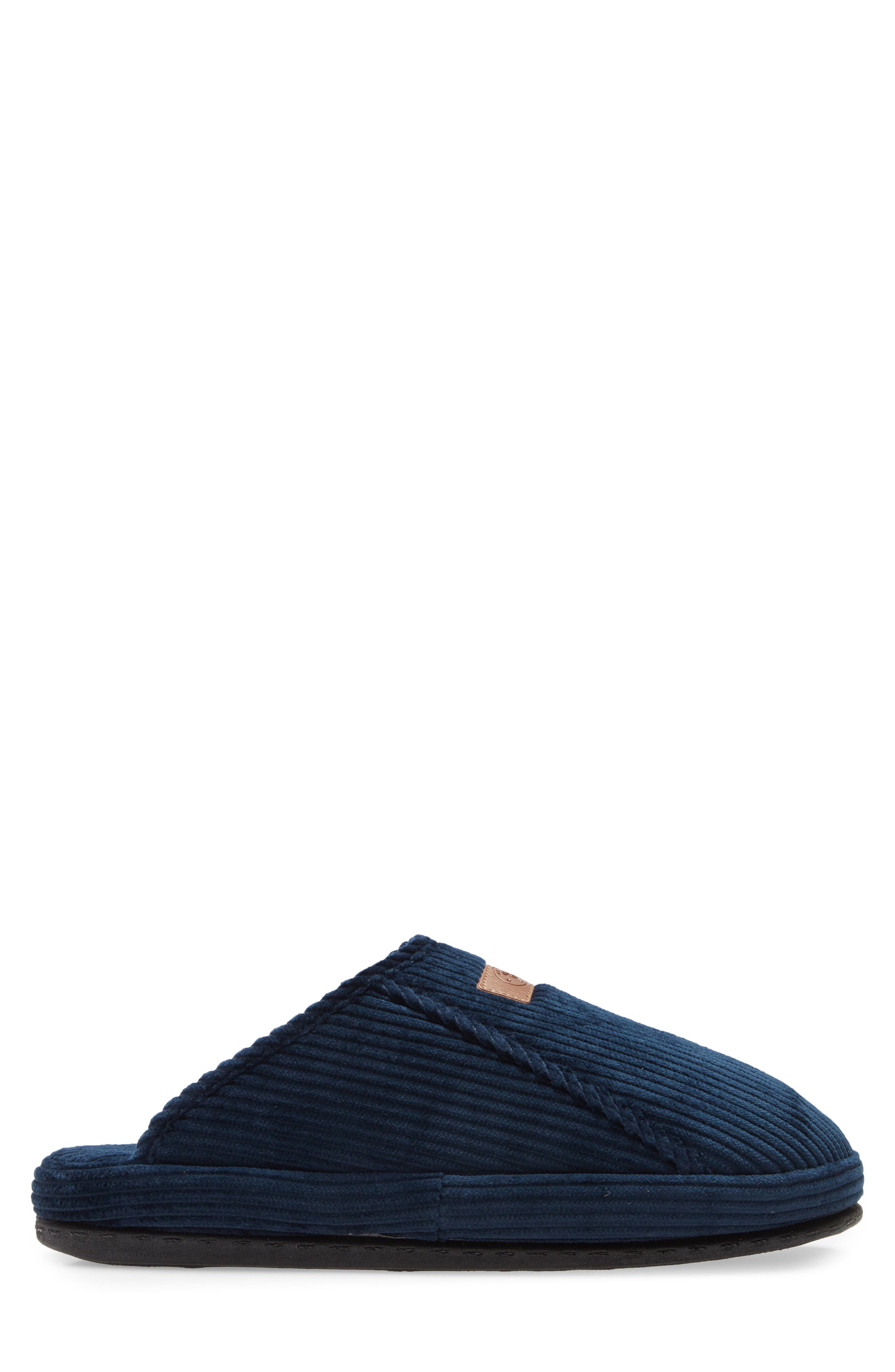 Laze Scuff Slipper, Alternate, color, NAVY