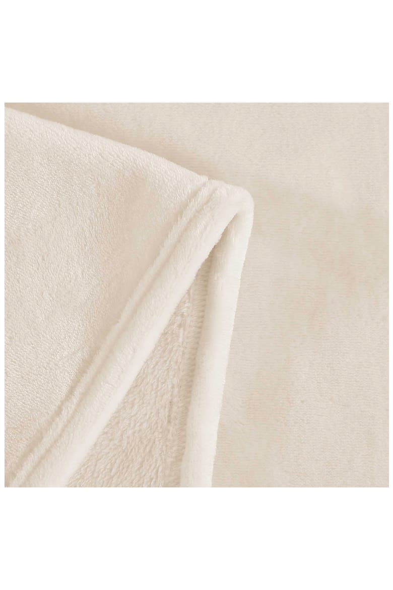 Plush Throw Blanket, Alternate, color, LIGHT BEIGE